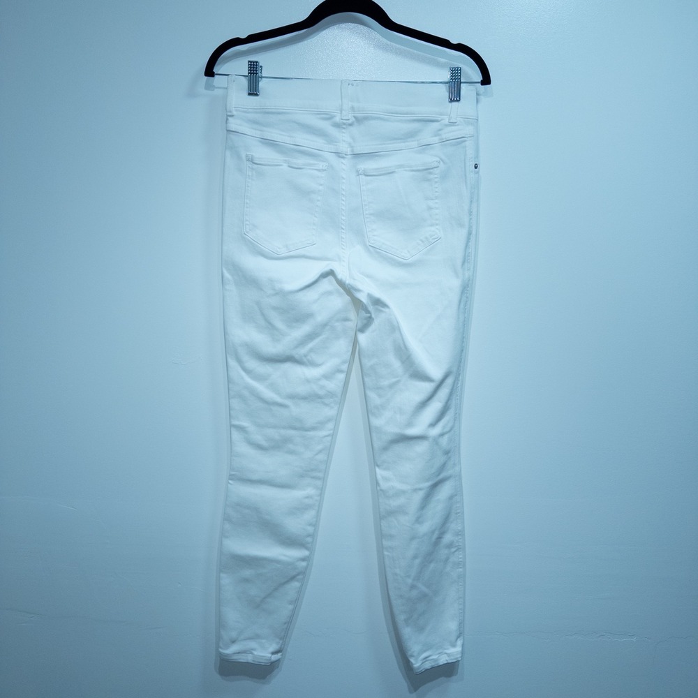 Spanx White Pull On Skinny Jeans Size Medium NWT‎ - Picture 6 of 7